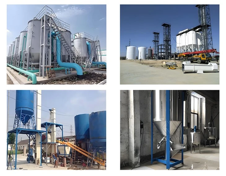 Hopper Bottom Wood Pellet Storage Steel Silo